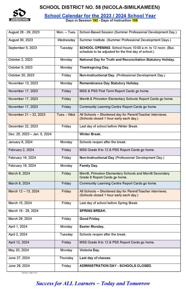 Parent Information Merritt Central Elementary School